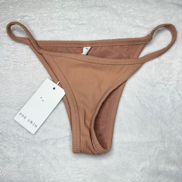 Fox Swim size M Tan Bikini Bottom - Picture 1 of 3